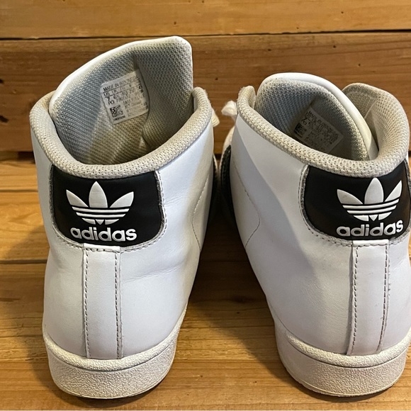 Adidas Size 7 Pro Model Shell Toes High Top - Picture 2 of 10